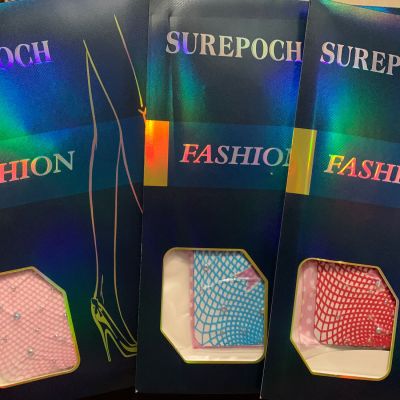 3 Pairs Surposh ?Fashion ? ? Fishnet  stocking